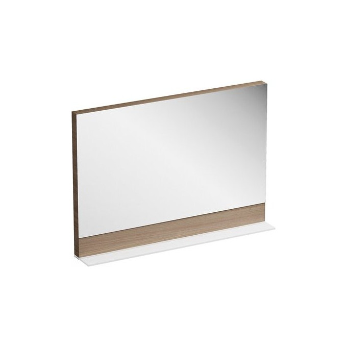 Дзеркало для ванної кімнати Ravak Formy 80 X000001049 (80x71 см, горіх, з полицею), Доступні розміри: 80 x 71, Колір виробника: горіх, фото 