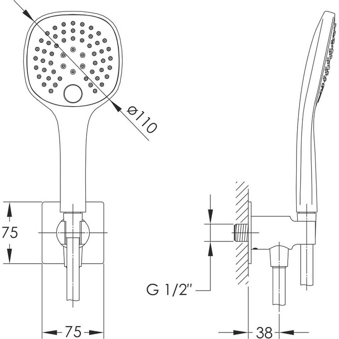 Душевая система Imprese Smart Click ZMK101901206 (скрытого монтажа), фото 5