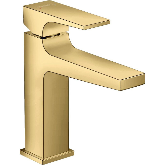 Смеситель для умывальника Hansgrohe Metropol 110 Polished Gold Optic 32507990 (золото, с донным клапаном), Цвет производителя: золото, фото 