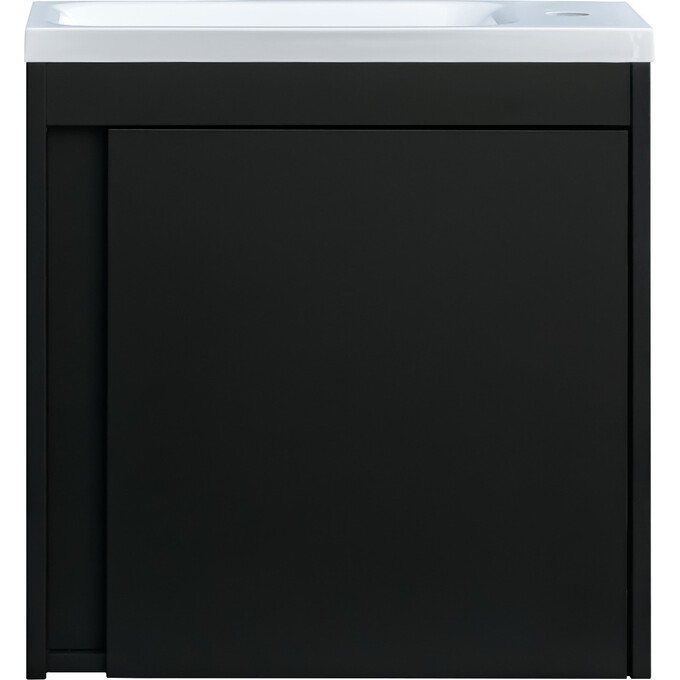 Тумба с раковиной Devit Small Black Matt 063050B (50 см, черная матовая, подвесная), Доступные размеры: 50, Цвет производителя: черный матовый, фото 5