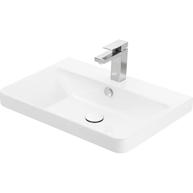 Тумба с раковиной Devit Urbanis Green 454060E (60 см, зеленая, подвесная), Доступные размеры: 60, Цвет производителя: зеленый, фото 11