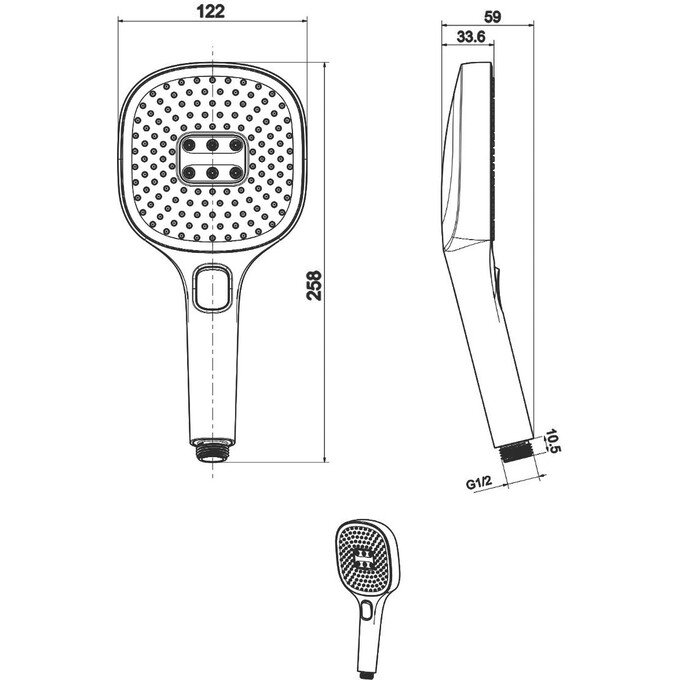 Душовий гарнітур Devit 120750, фото , изображение 6
