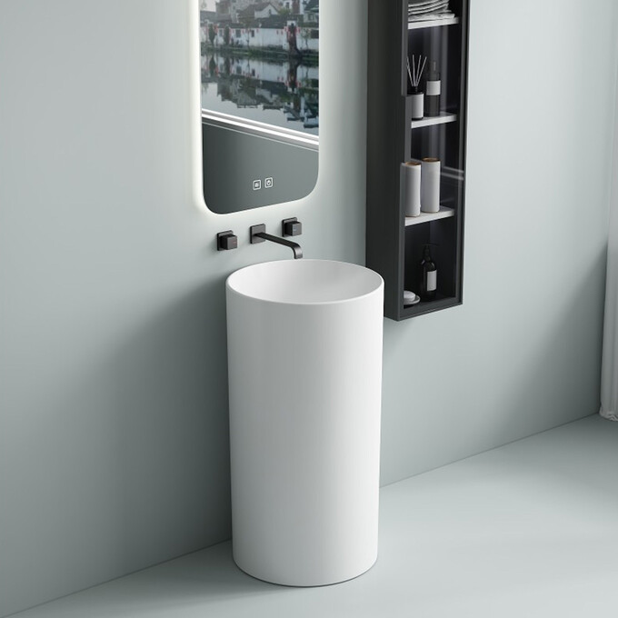 Умивальник Devit Style 1408640 (40 см, підлоговий), фото , изображение 5