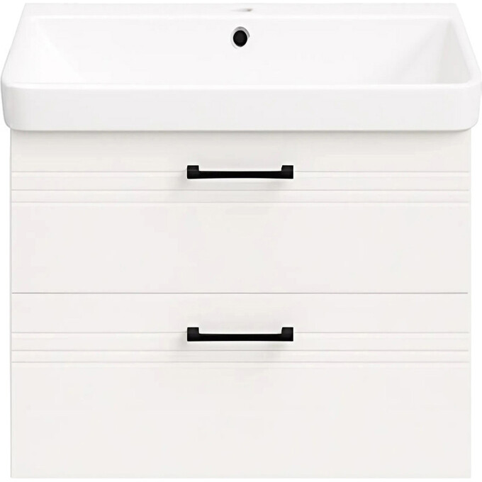 Тумба с раковиной Devit Urbanis White Matt 454060W (60 см, белая матовая, подвесная), Доступные размеры: 60, Цвет производителя: белый матовый, фото 8