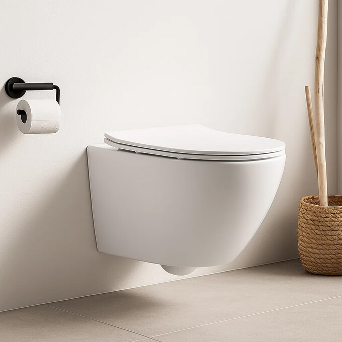 Безободковый подвесной унитаз Devit Universal 3020162 (с сиденьем), фото 3