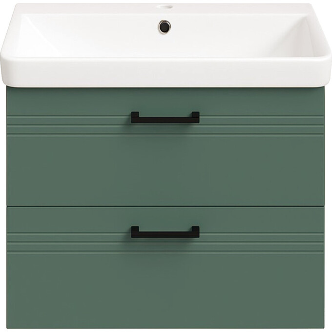 Тумба с раковиной Devit Urbanis Green 454060E (60 см, зеленая, подвесная), Доступные размеры: 60, Цвет производителя: зеленый, фото 10