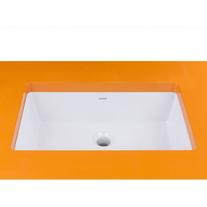 Умывальник Devit Quadra 1611132 (55x35 см, под столешницу), фото 