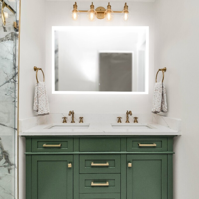 Дзеркало для ванної кімнати Devit Art 6032100 (100x70 см, з LED-підсвічуванням), Доступні розміри: 100 x 70, фото , изображение 2