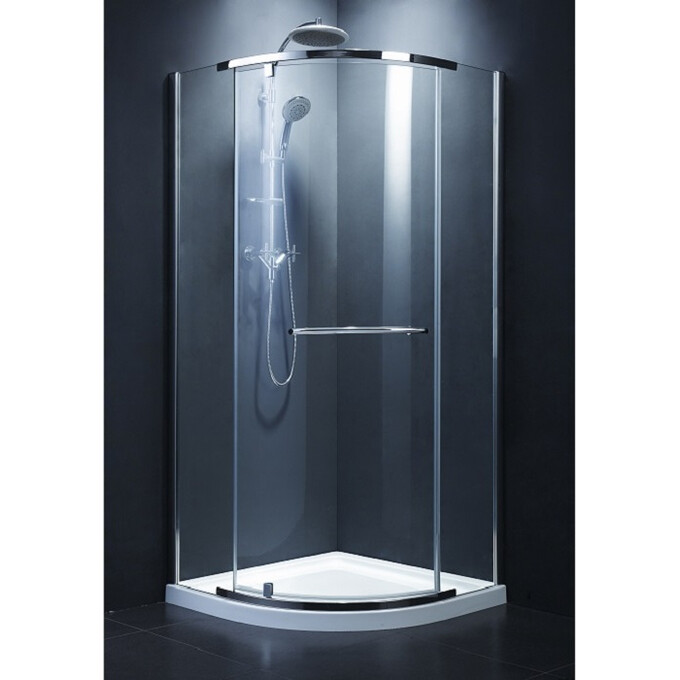 Душова кабіна Devit Comfort FEN1223 (100х100 см, скло прозоре, профіль хром), Доступні розміри: 100 x 100, Колір виробника: хром, фото , изображение 2