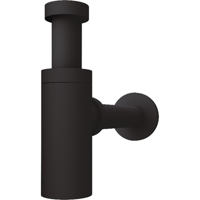 Сифон для раковины Devit DVPL004 (черный матовый, бутылочный), фото 