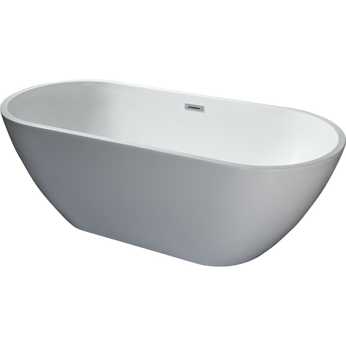 Акриловая ванна Devit Do It 17002102 (170x75 см, отдельностоящая, с ножками и сифоном), фото 
