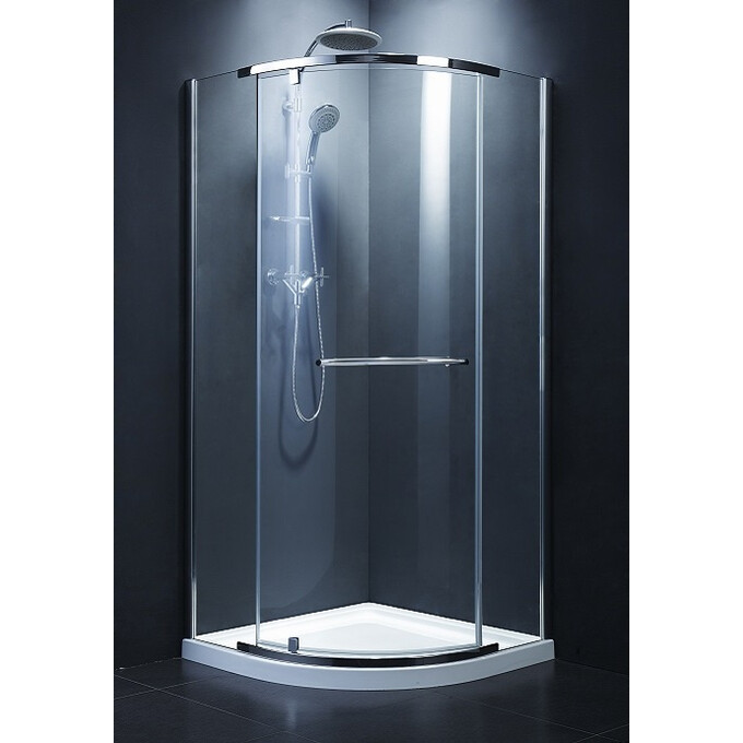 Душова кабіна Devit Comfort FEN1123 (90х90 см, скло прозоре, профіль хром), Доступні розміри: 90 x 90, Колір виробника: хром, фото , изображение 2