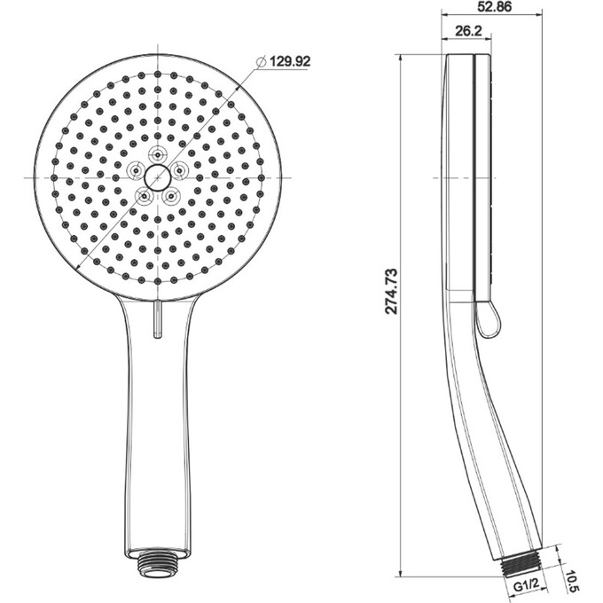 Душовий гарнітур Devit 120780, фото , изображение 6