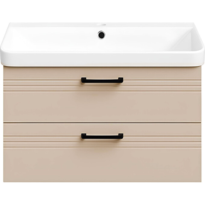 Тумба с раковиной Devit Urbanis Beige 454080BE (80 см, бежевая, подвесная), Доступные размеры: 80, Цвет производителя: бежевый, фото 6