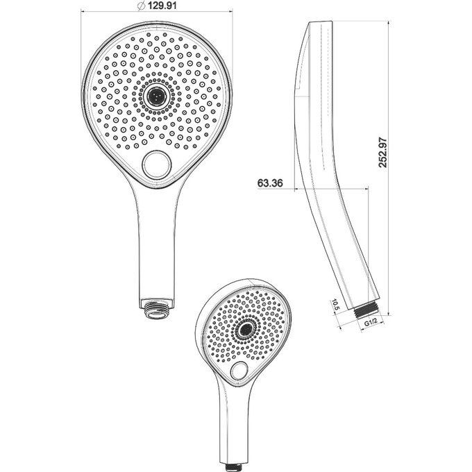 Душовий гарнітур Devit 120760, фото , изображение 6