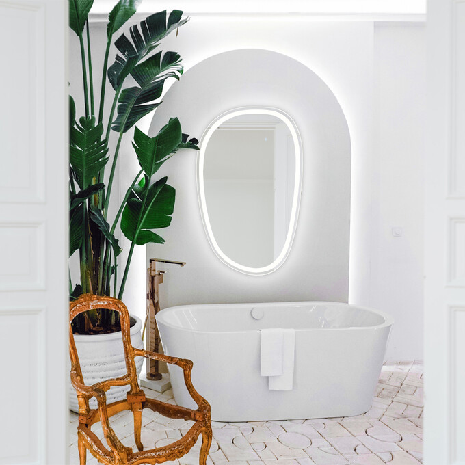 Дзеркало для ванної кімнати Devit Style 5416090 (60x90 см, з LED-підсвічуванням), Доступні розміри: 60 x 90, фото , изображение 3