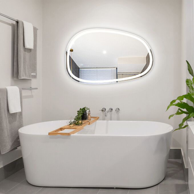 Дзеркало для ванної кімнати Devit Style 5416090 (60x90 см, з LED-підсвічуванням), Доступні розміри: 60 x 90, фото , изображение 2