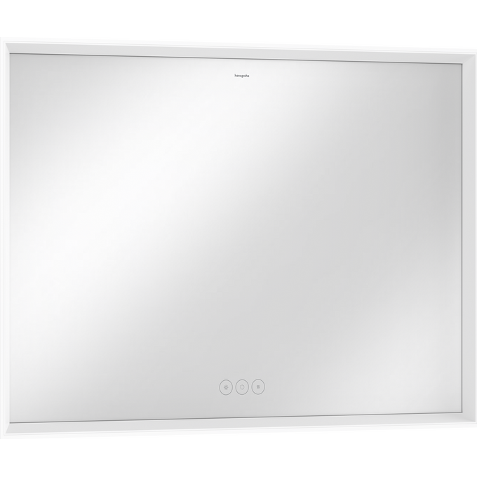 Зеркало для ванной комнаты Hansgrohe Xarita E 54986700 (100x70 см, с LED-подсветкой, антизапотеванием и диммером), фото 