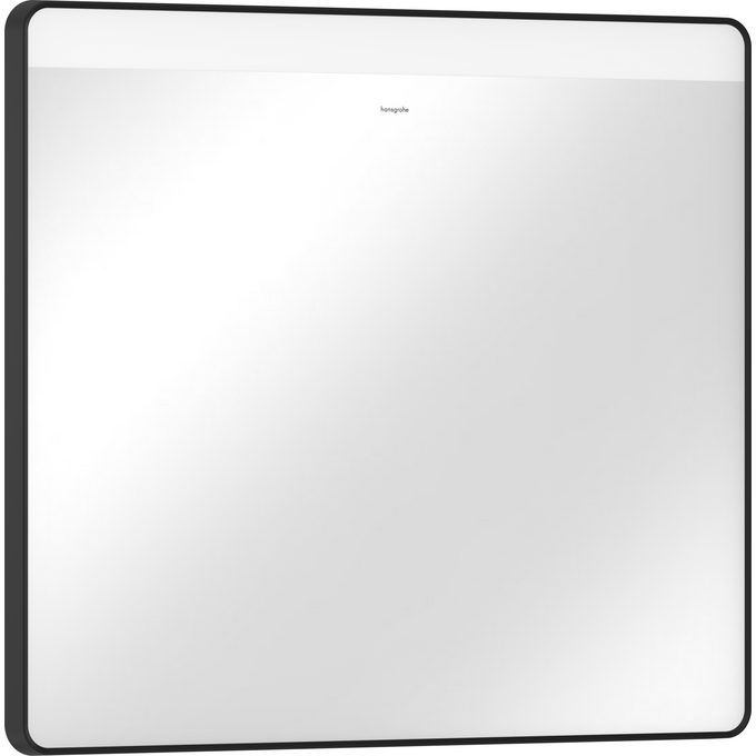 Зеркало для ванной комнаты Hansgrohe Xarita Lite Q Matt Black 54971670 (80x70 см, черное матовое, с LED-подсветкой, антизапотеванием и диммером), Доступные размеры: 80 x 70, Цвет производителя: черный матовый, фото 