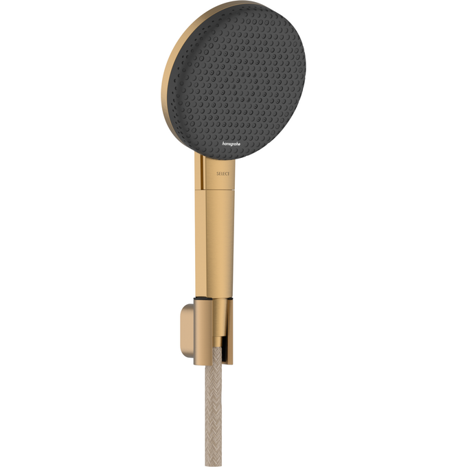 Лейка для душа Hansgrohe Raindance Alive Select S Brushed Bronze 24611140 (брашированная бронза, трехрежимная, с шлангом и держателем), Цвет производителя: брашированная бронза, фото 
