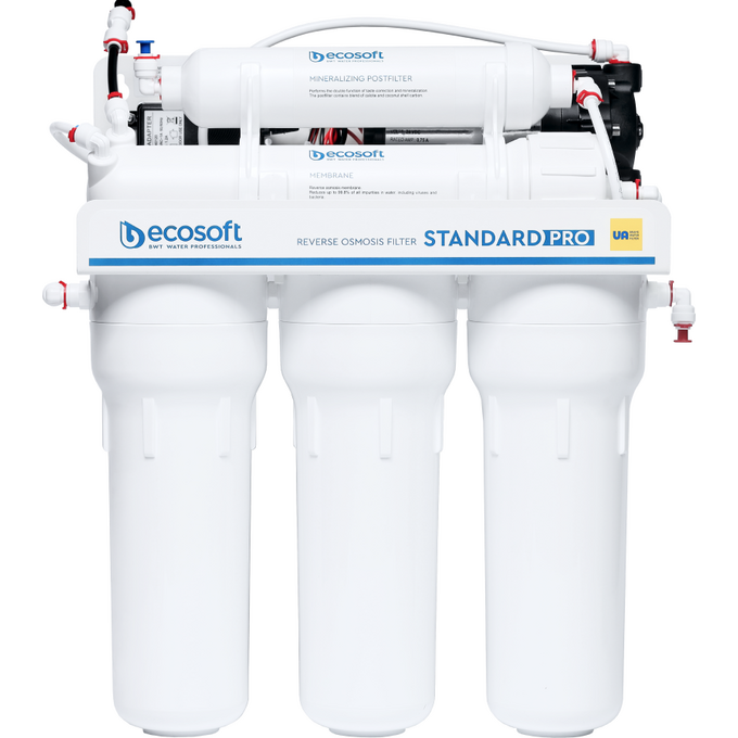 Фильтр обратного осмоса Ecosoft Standard Pro MO550MPECOSTD (с помпой и минерализатором), фото 9