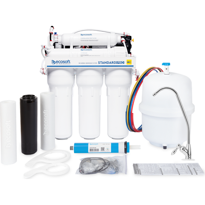Фильтр обратного осмоса Ecosoft Standard Pro MO550MPECOSTD (с помпой и минерализатором), фото 16
