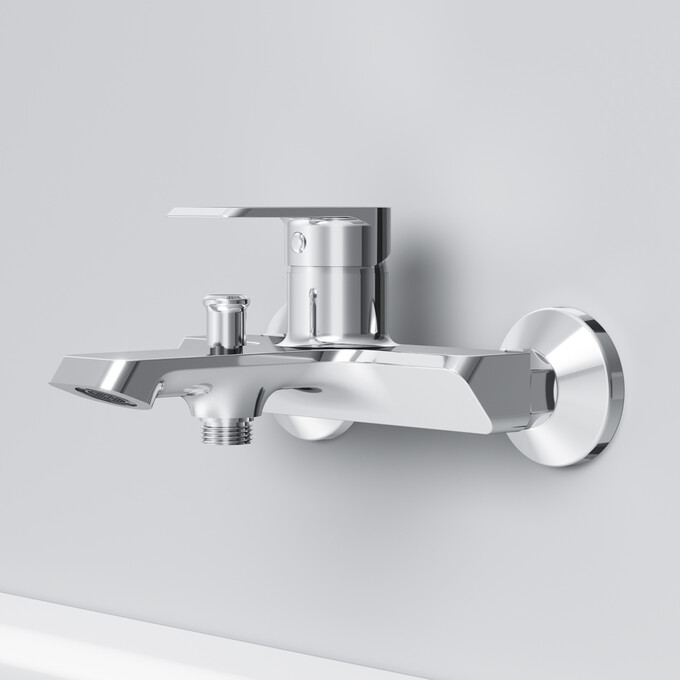 Смеситель для ванны Am.Pm Flash F9H10000 (хром), Цвет производителя: хром, фото 