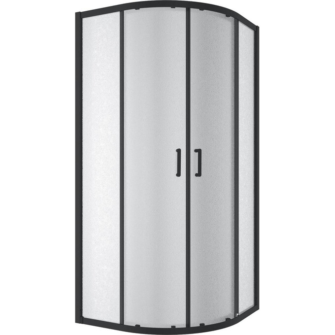 Душевая кабина Koller Pool Line Arc Black Matt 1440652504 (90x90 см, стекло матовое, профиль черный матовый), Доступные размеры: 90 x 90, Цвет производителя: матовое стекло, отделка черная, фото 