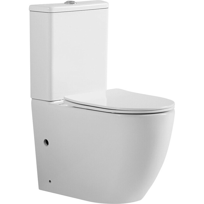 Безободковий унітаз-компакт Koller Pool Twin 0570550119 (з сидінням), фото 