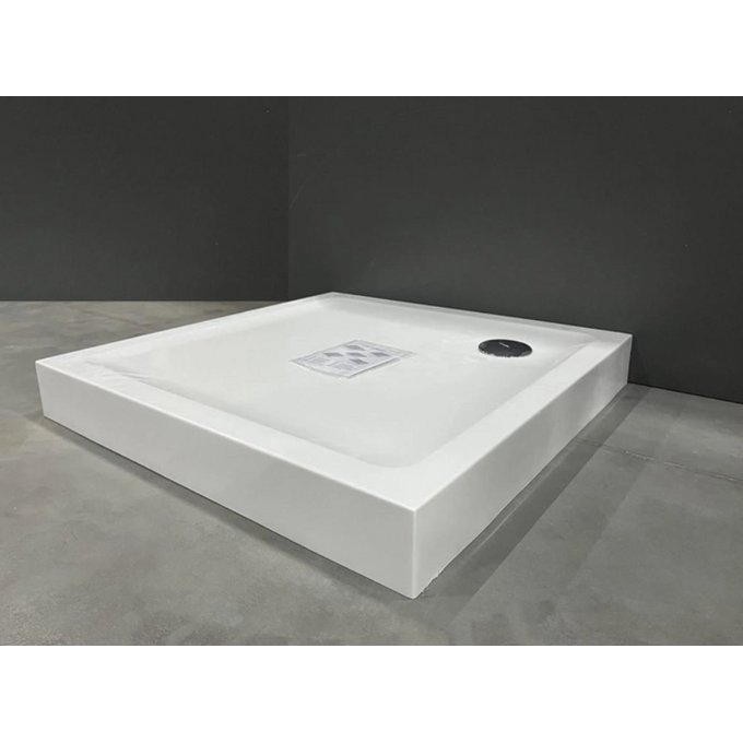 Комплект Radaway: душевая кабина Alienta C Chrome + поддон Lupo 10238080-01-01KL500 (80x80 см, стекло прозрачное, профиль хром, с сифоном), Доступные размеры: 80 x 80, фото 7