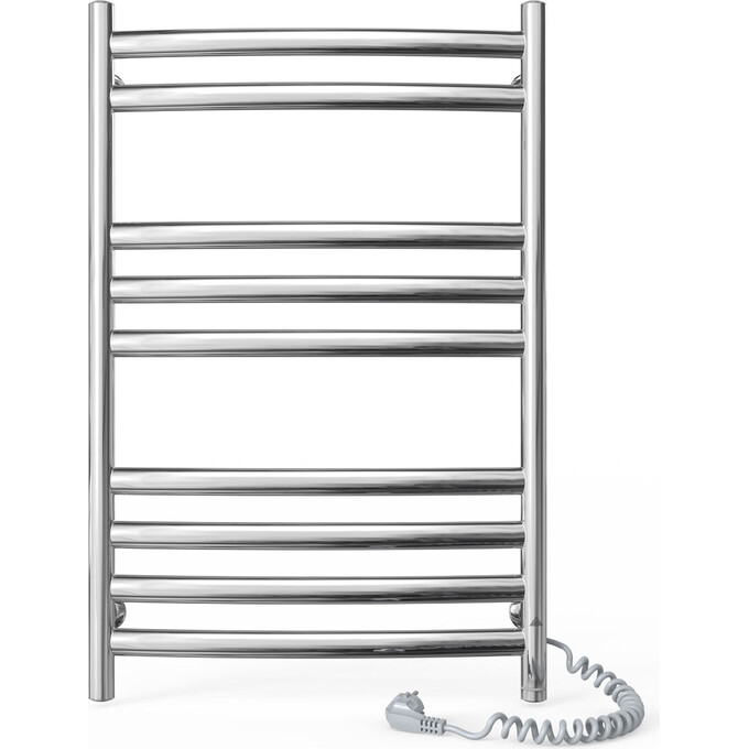 Электрический полотенцесушитель Laris Классик Премиум П9 S3 73207803 (500x800, хром/белый/черный/золото/бронза, правый, сенсорный, с таймером), Доступные размеры: 500 x 800, Подключение полотенцесушителя: правое, фото 2