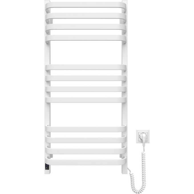 Электрический полотенцесушитель Navin Stugna Sensor 12-149053-4810 (480x800, белый глянцевый, правый, сенсорный, с таймером), Доступные размеры: 480 x 800, Цвет производителя: белый глянец, Подключение полотенцесушителя: правое, фото 
