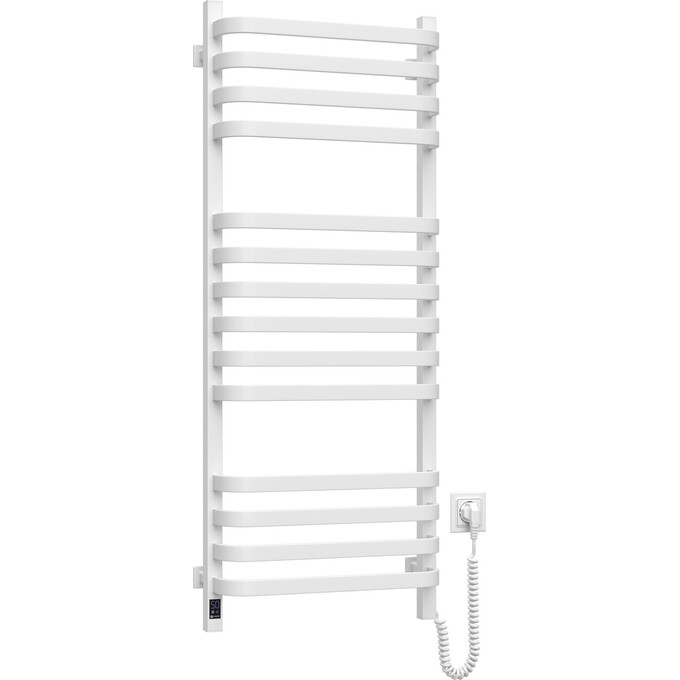 Электрический полотенцесушитель Navin Stugna Sensor 12-149053-4812 (480x1200, белый глянцевый, правый, сенсорный, с таймером), Доступные размеры: 480 x 1200, Цвет производителя: белый глянец, Подключение полотенцесушителя: правое, фото 3