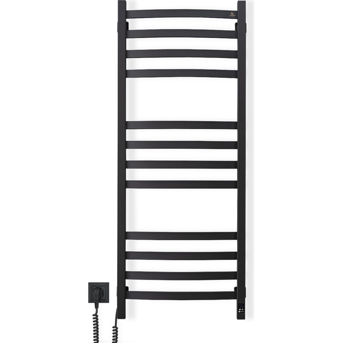 Электрический полотенцесушитель Navin Avalon Sensor 12-203153-4812 (480x1200, черный муар, левый, сенсорный, с таймером), Доступные размеры: 480 x 1200, Цвет производителя: черный муар, Подключение полотенцесушителя: левое, фото 4