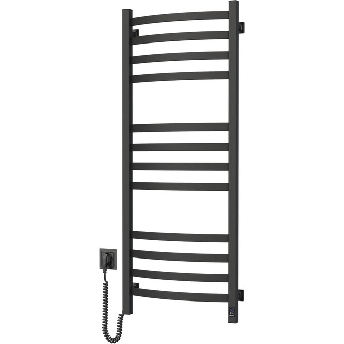 Электрический полотенцесушитель Navin Avalon Sensor 12-203153-4812 (480x1200, черный муар, левый, сенсорный, с таймером), Доступные размеры: 480 x 1200, Цвет производителя: черный муар, Подключение полотенцесушителя: левое, фото 