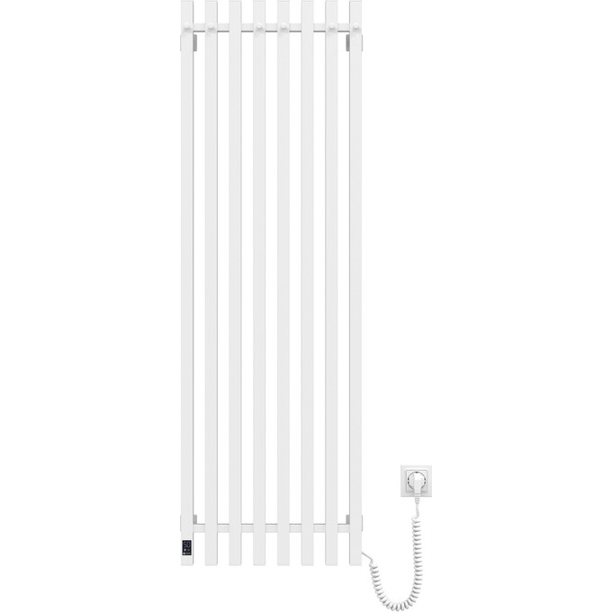 Электрический полотенцесушитель Navin Levante Sensor 12-857053-4514 (450x1400, белый бархат, правый, сенсорный, с таймером), Доступные размеры: 450 x 1400, Цвет производителя: белый бархат, Подключение полотенцесушителя: правое, фото 2