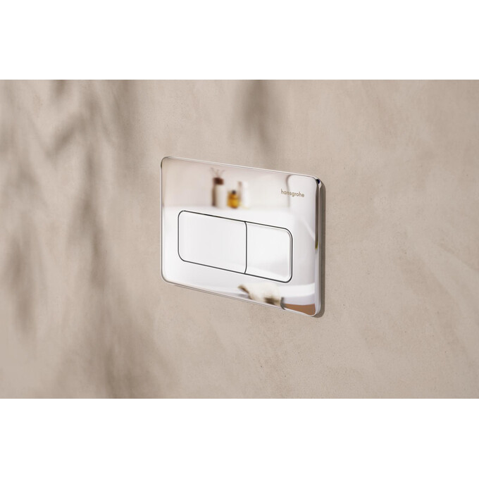 Кнопка смыва Hansgrohe iFrame Original Q Chrome 66001000 (хром), Цвет производителя: хром, фото 2