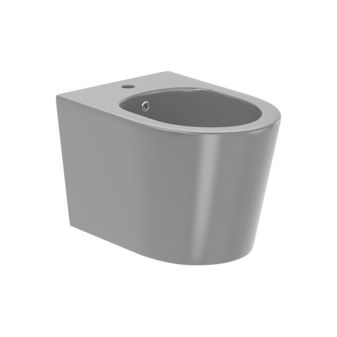 Биде подвесное Imprese Vltava c05209615MG (серое матовое), Цвет производителя: серый матовый, фото 