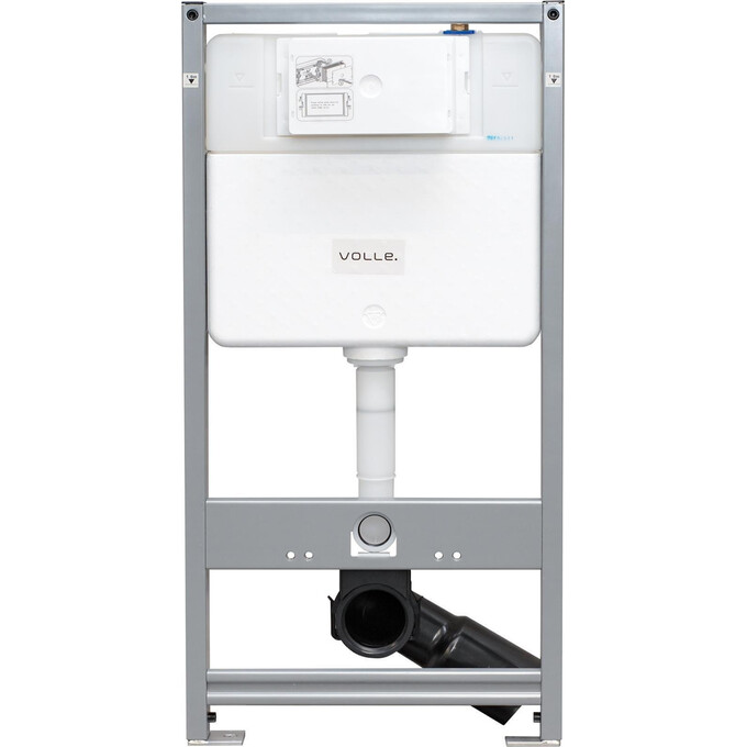 Комплект унитаз с инсталляцией 3 в 1 : подвесной унитаз с сиденьем Volle Amadeus 2.0 Vortice 1313.001000 + инсталляция Volle Master Evo 212010 + c звукоизоляционной прокладкой + с креплением к стене, фото 5