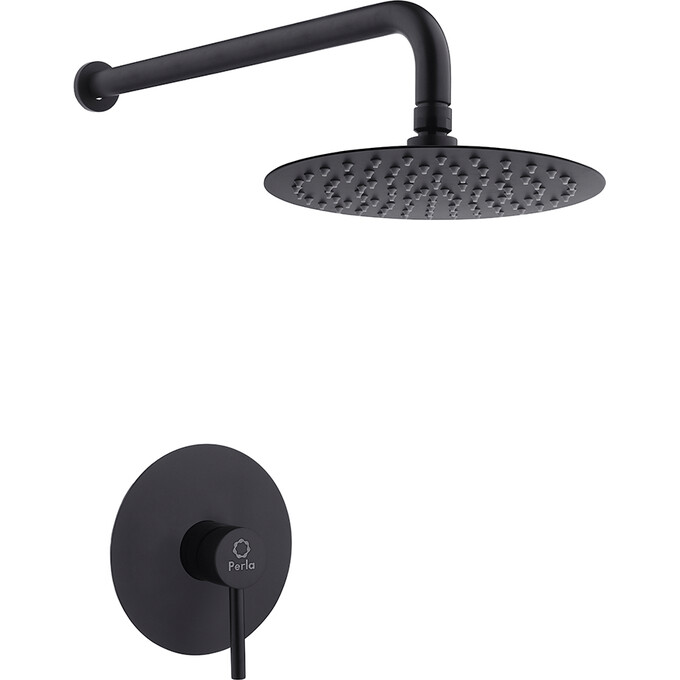 Душова система Perla Smart PSS7805B (чорна матова, прихованого монтажу), фото 
