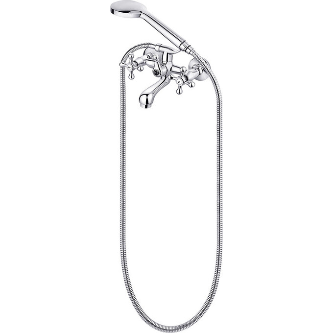 Смеситель для ванны Perla Valencia PSH1304 (хром, с лейкой и шлангом), фото 