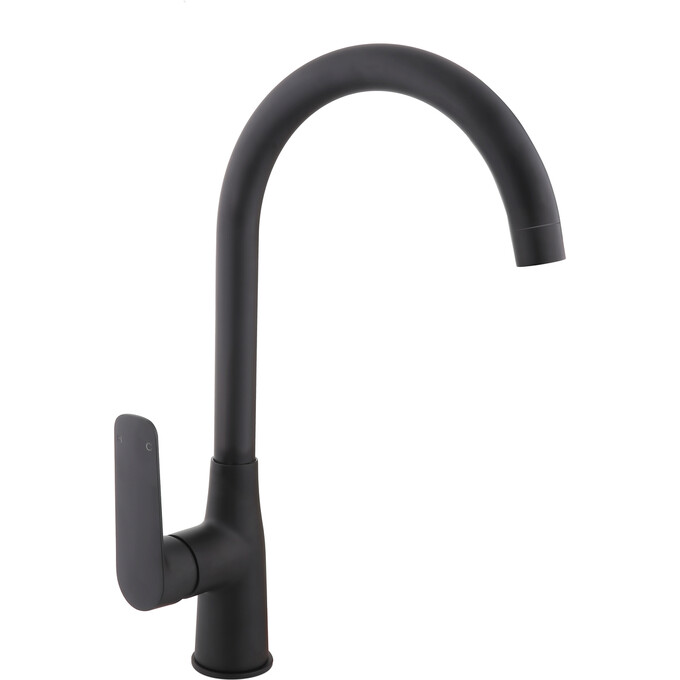 Смеситель для кухни Perla Jack PBZ6302B (черный матовый), Цвет производителя: черный матовый, фото 