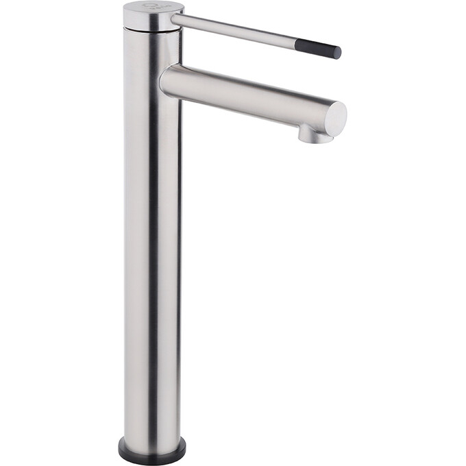 Смеситель для умывальника Perla Jessy PSS1213B (нержавейка/черный, высокий), Цвет производителя: нержавейка, черный, фото 