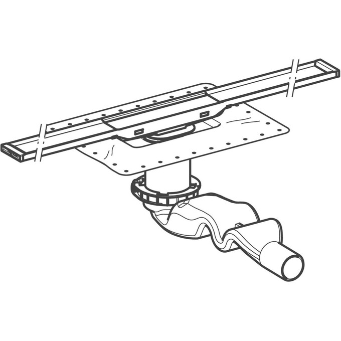 Душевой трап Geberit CleanLine20 Basic 154.452.00.1 (60 см, нержавейка), фото 4