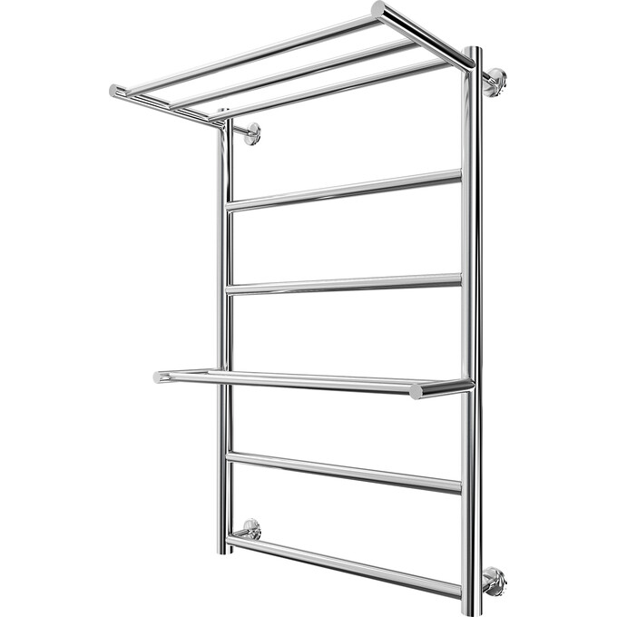 Водяной полотенцесушитель Mario Inox Анкона 1.8.044544.P (530x770, с полкой), фото 