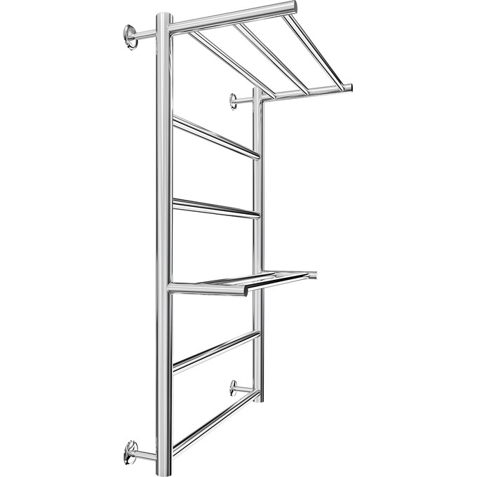 Водяной полотенцесушитель Mario Inox Анкона 1.8.044544.P (530x770, с полкой), фото 3