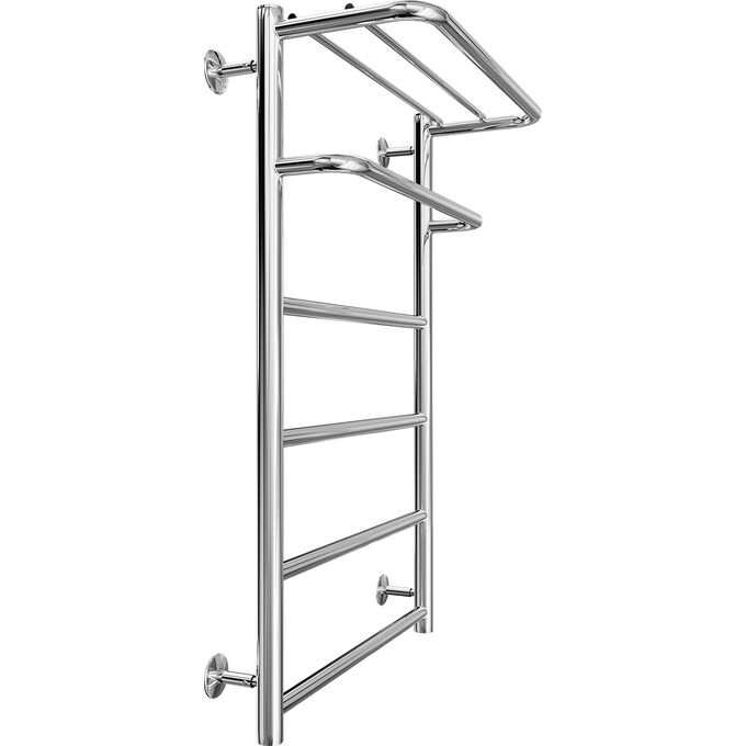 Водяной полотенцесушитель Mario Inox Готель 1.8.044541.P (530x770, с полкой), Доступные размеры: 530 x 770, фото 3