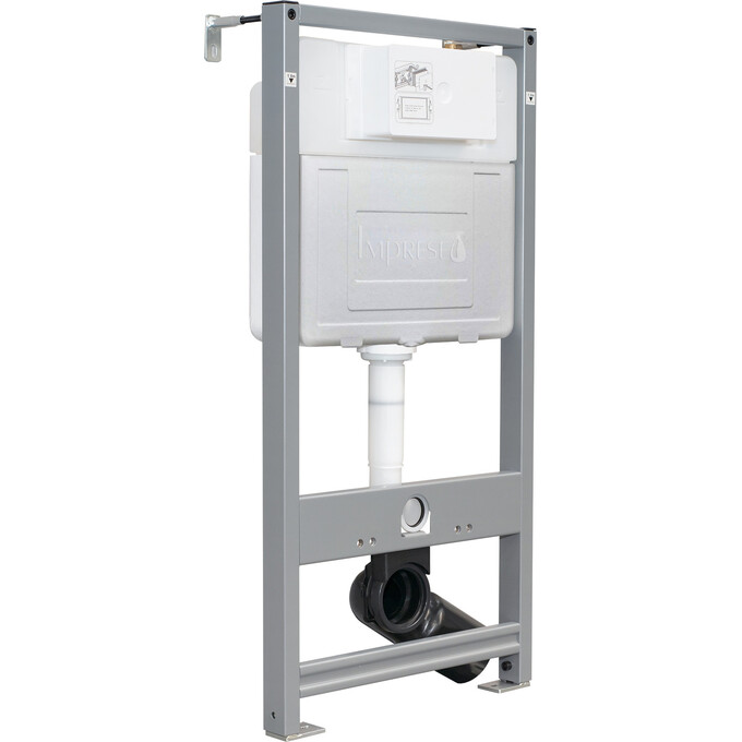 Комплект унитаз с инсталляцией 3 в 1 : подвесной унитаз с сиденьем Volle Amadeus 2.0 Vortice 1313.001000 + инсталляция Imprese I-Frame i1210 + с креплением к стене, фото 4