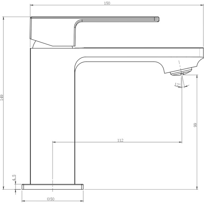 Смеситель для умывальника Perla Robin PBZ6203 (хром), Цвет производителя: хром, фото 2