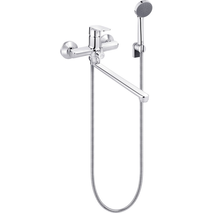 Смеситель для ванны Perla Alex PBZ6109 (с лейкой и шлангом), фото 2